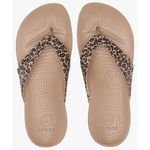 Crocs Women's Kadee Leopard Print Flip-Flop Size 11w